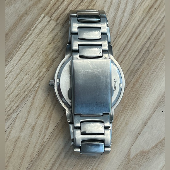 Caravelle by Bulova Men’s Watch Blue Dial Stainless Bracelet Date Window - Picture 10 of 12